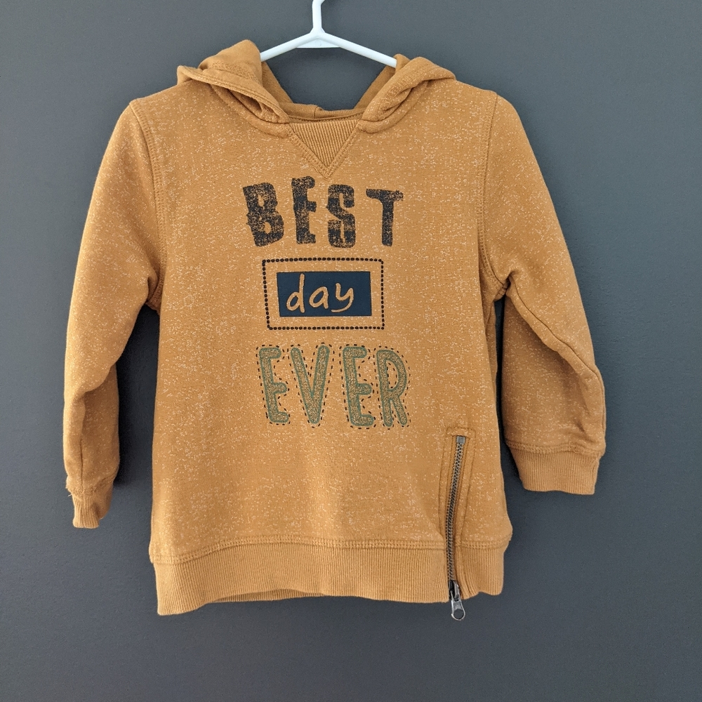 Best day ever brown/orange hoodie
